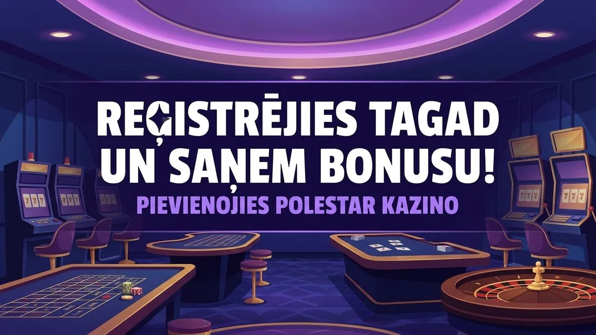 Reģistrācija ar bonusu